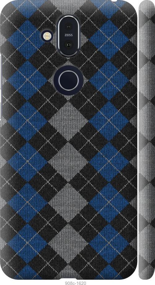 

Чехол на Nokia 8.1 Вязаный узор