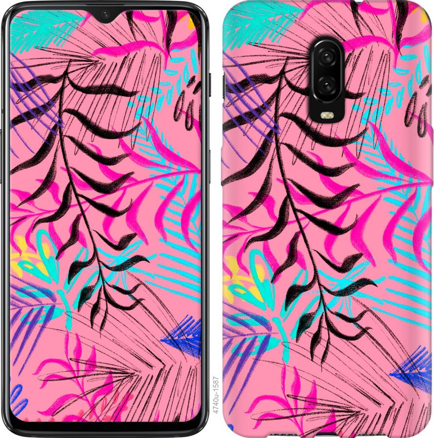 

Чохол на OnePlus 6T Рослинний візерунок 2