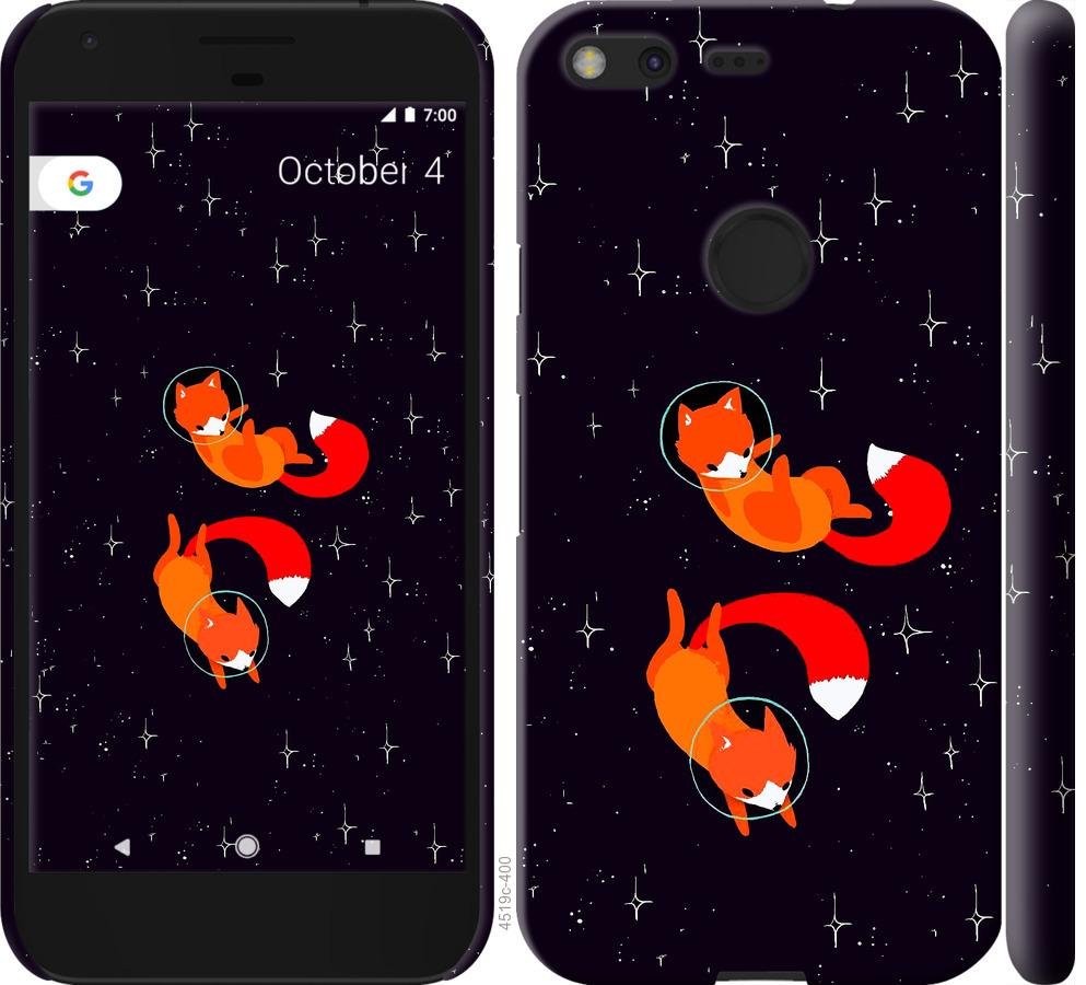 

Чохол на Google Pixel Лисиці в космосі
