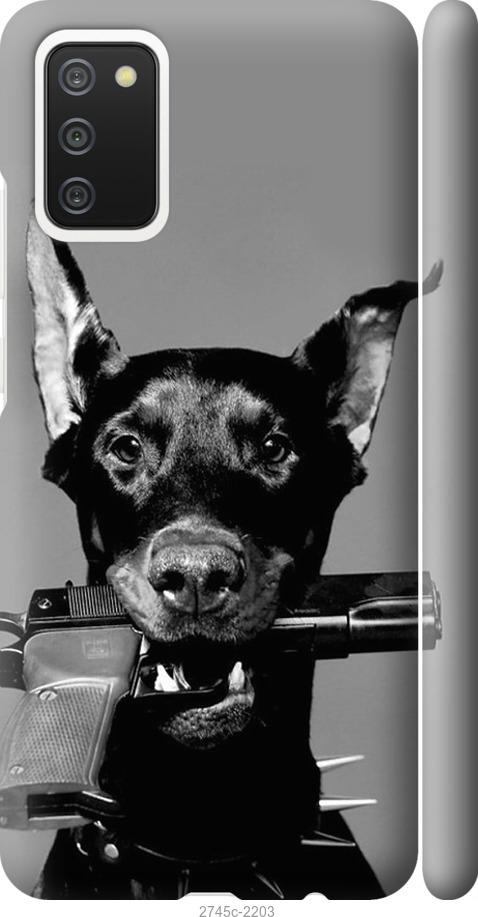 

Чохол на Samsung Galaxy A03s A037F Доберман