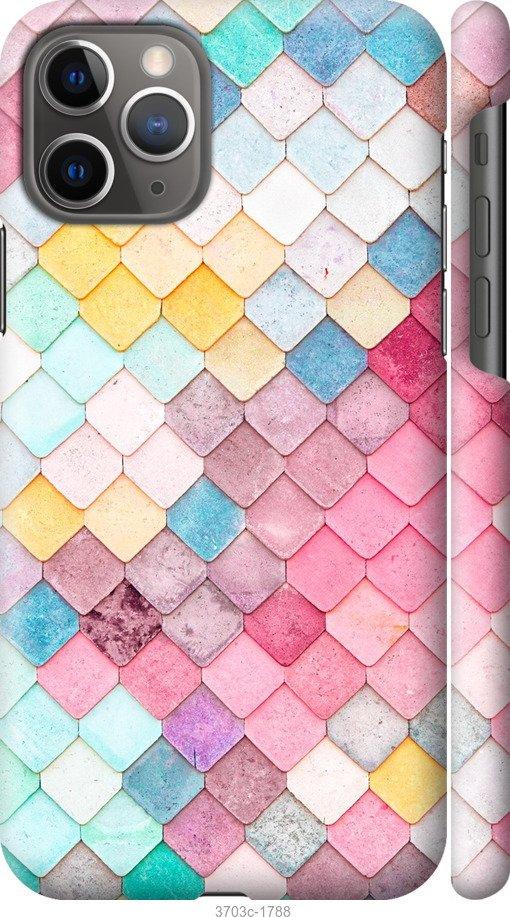 

Чехол на iPhone 11 Pro Красочная черепица