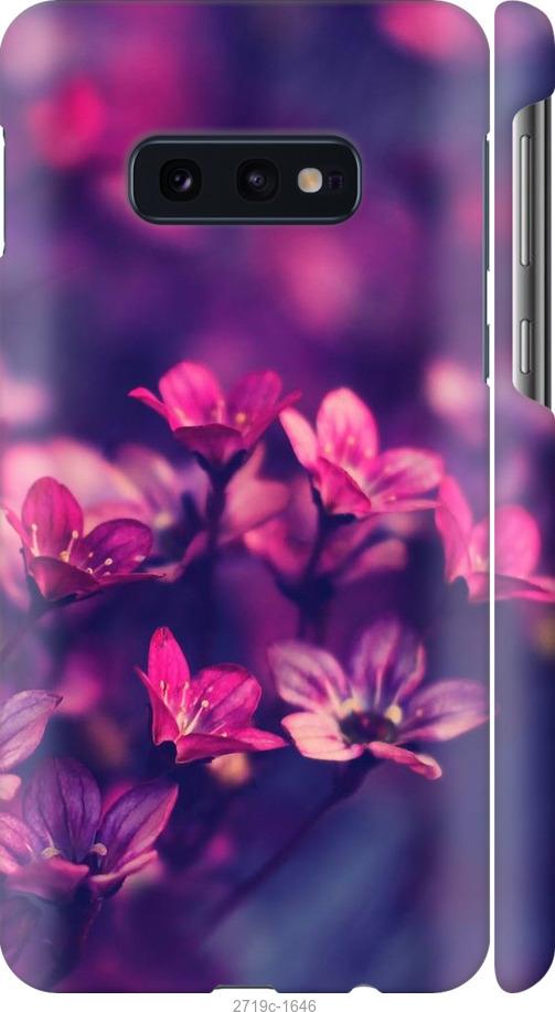 

Чехол на Samsung Galaxy S10e Пурпурные цветы