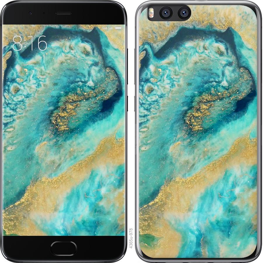 

Чохол на Xiaomi Mi Note 3 Green marble