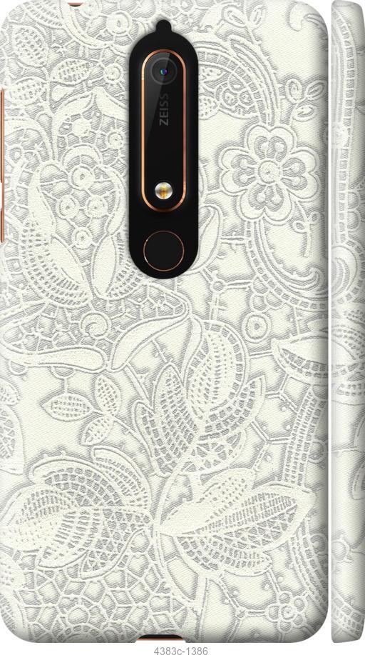 

Чехол на Nokia 6 2018 Белое кружево