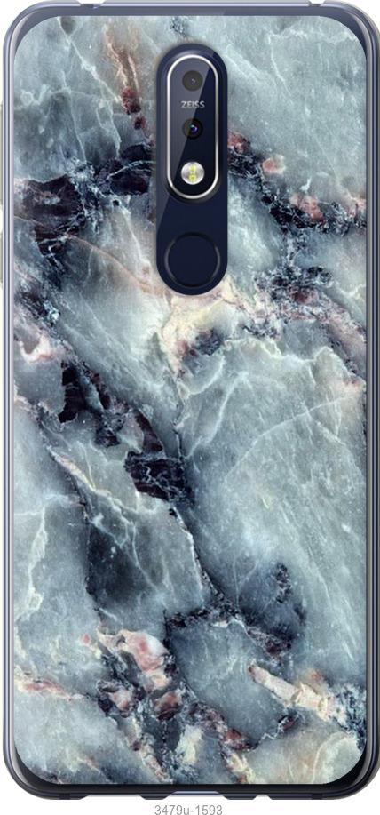 

Чехол на Nokia 7.1 Мрамор