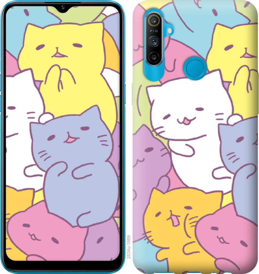 

Чехол на Realme C3 Котики