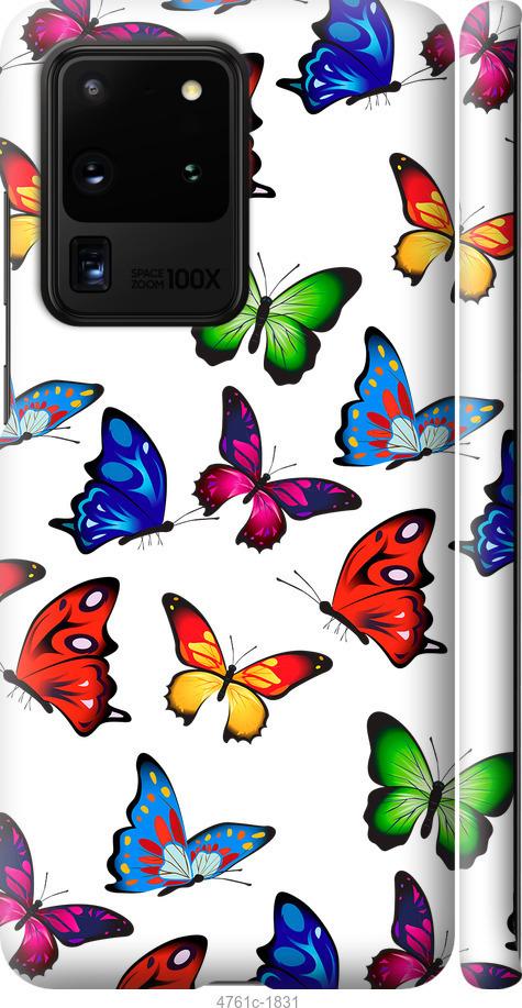 

Чехол на Samsung Galaxy S20 Ultra Красочные мотыльки
