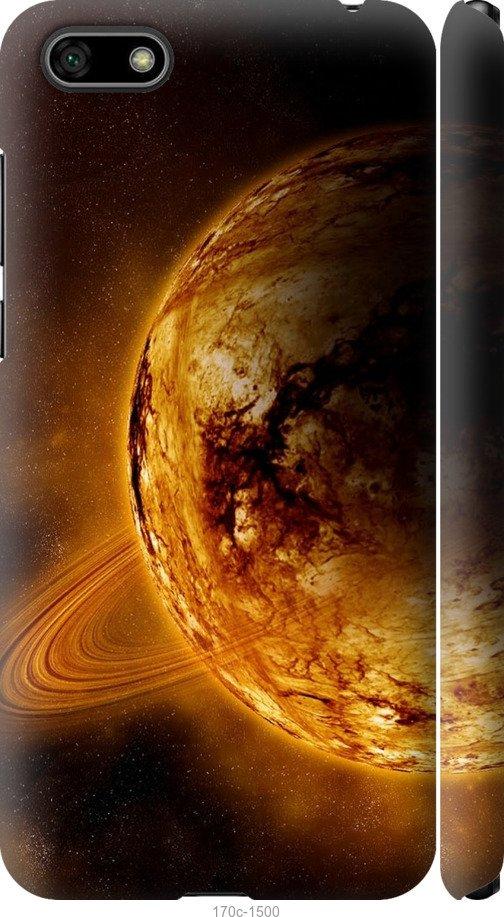

Чохол на Huawei Y5 2018 Жовтий Сатурн