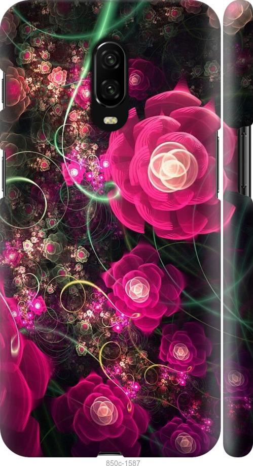 

Чехол на OnePlus 6T Абстрактные цветы 3