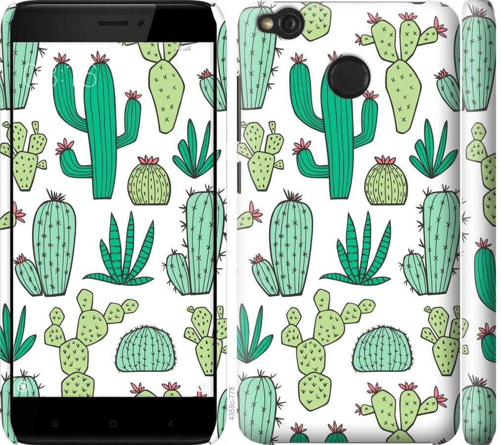 

Чехол на Xiaomi Redmi 4X кактусы 2