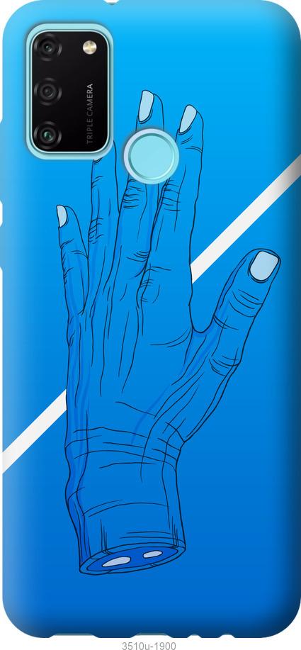 

Чохол на Xiaomi Redmi 9C Синій, Рука, Лінія, Градієнт, Зомбі, Глибина