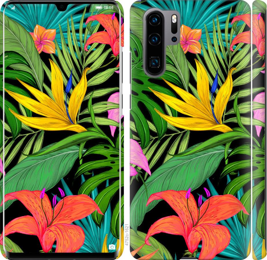 

Чохол на Huawei P30 Pro Тропічні листя 1
