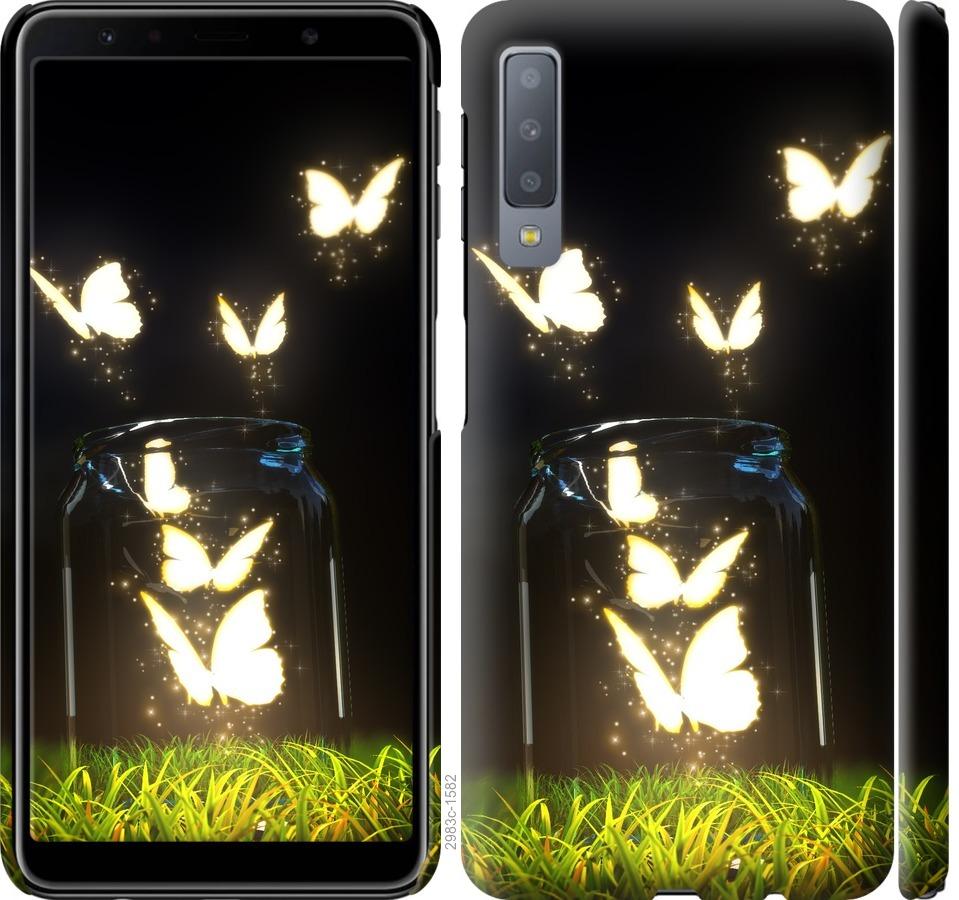 

Чохол на Samsung Galaxy A7 (2018) A750F Сяючі метелики