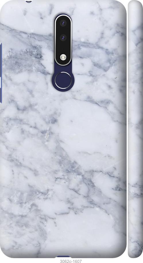 

Чехол на Nokia 3.1 Plus Голубой мрамор