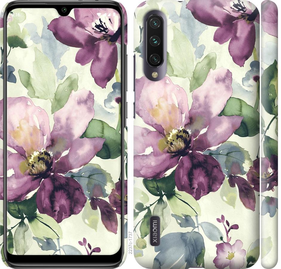 

Чохол на Xiaomi Mi A3 Квіти аквареллю