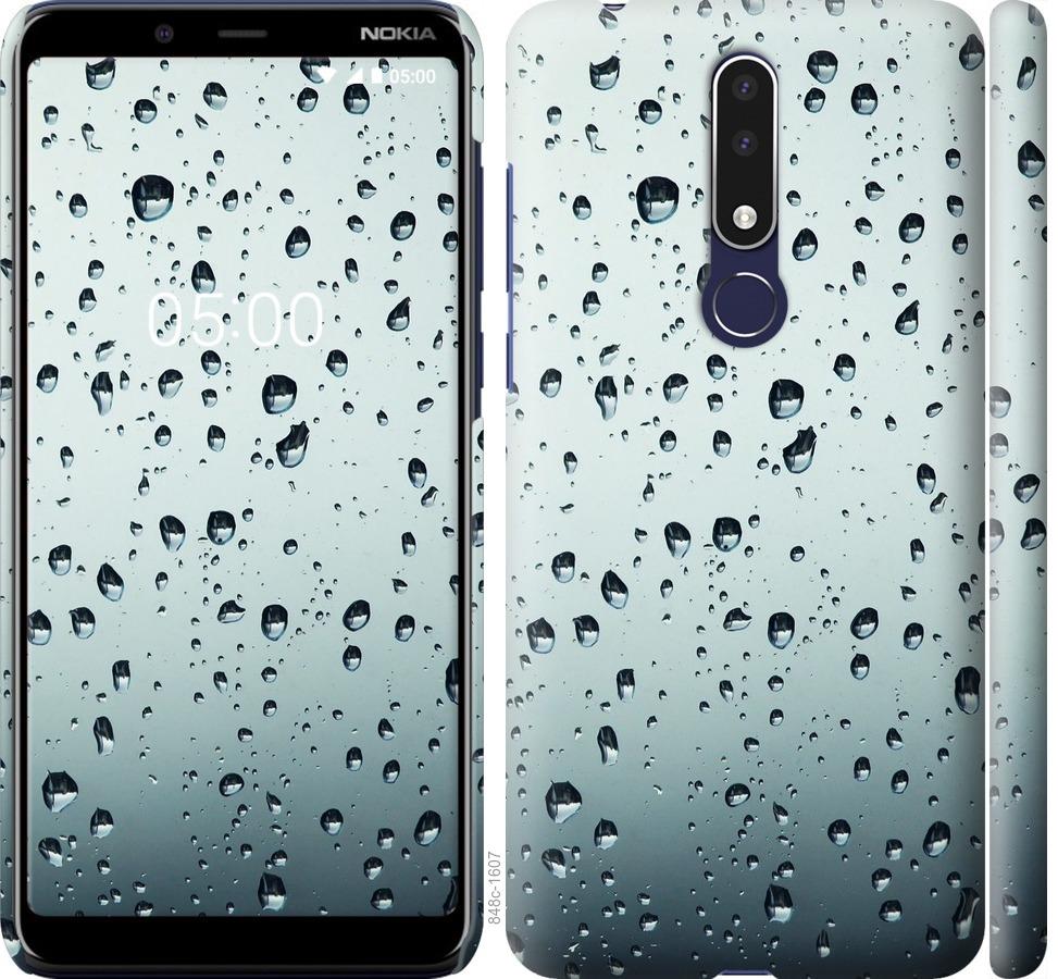 

Чехол на Nokia 3.1 Plus Стекло в каплях