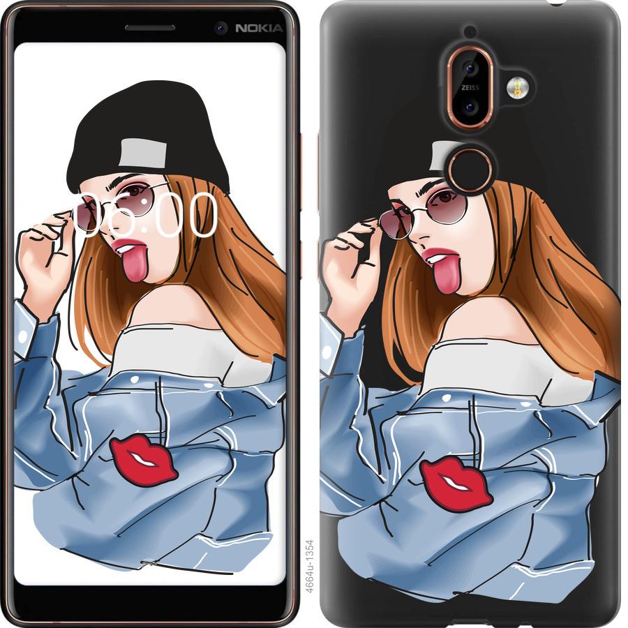 

Чохол на Nokia 7 Plus Дівчина v3
