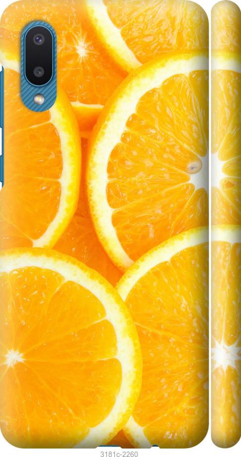 

Чохол на Samsung Galaxy A02 A022G Частки апельсина