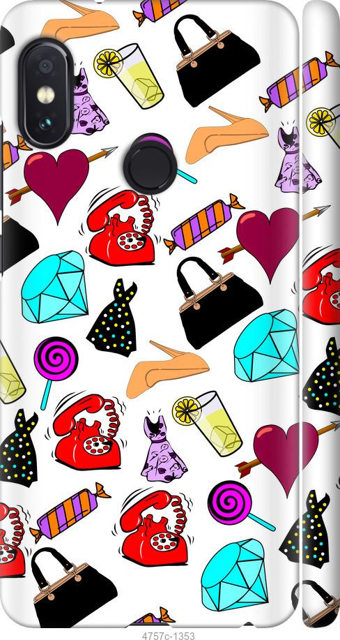 Чехол на Xiaomi Redmi Note 5 Pro stickers