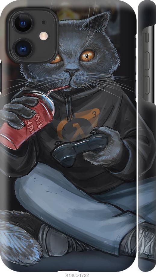 

Чехол на iPhone 11 gamer cat