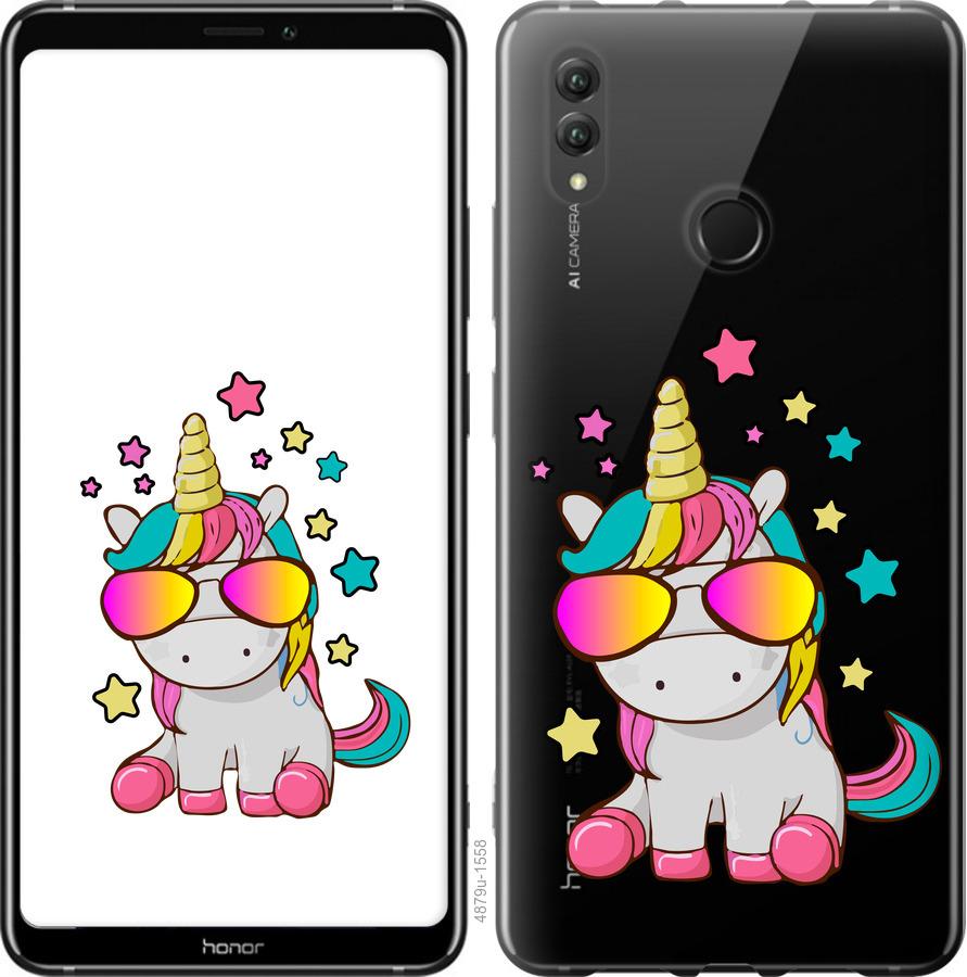 

Чехол на Huawei Honor Note 10 Единорог в очках