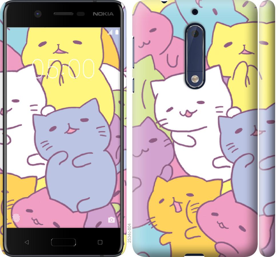 

Чехол на Nokia 5 Котики