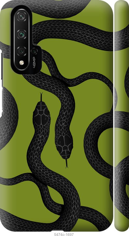 

Чехол на Huawei Nova 5T Змеи v2