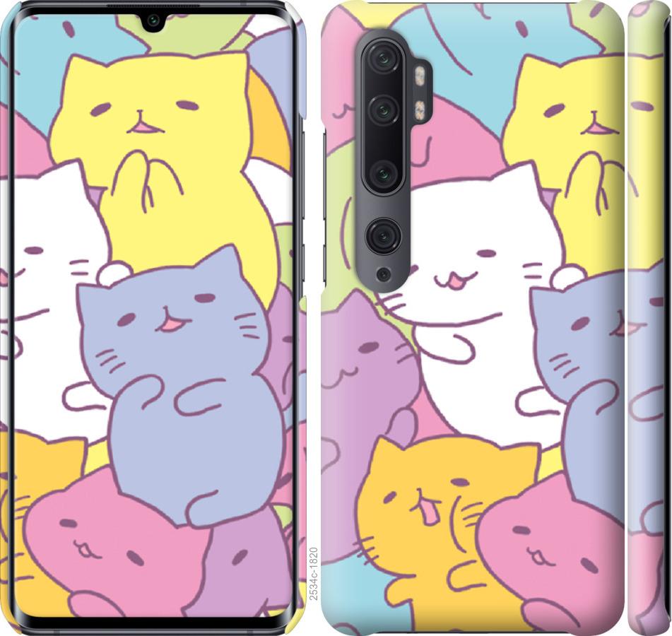 

Чехол на Xiaomi Mi Note 10 Котики