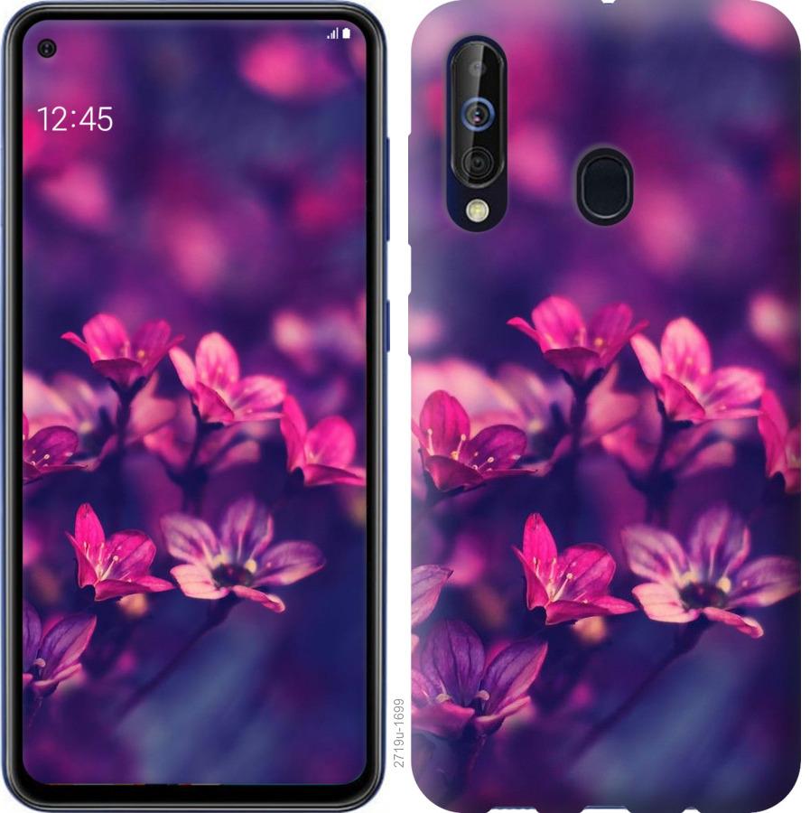 

Чохол на Samsung Galaxy A60 2019 A606F Пурпурні квіти