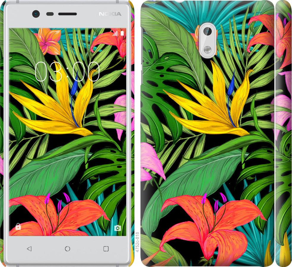 

Чохол на Nokia 3 Тропічні листя 1