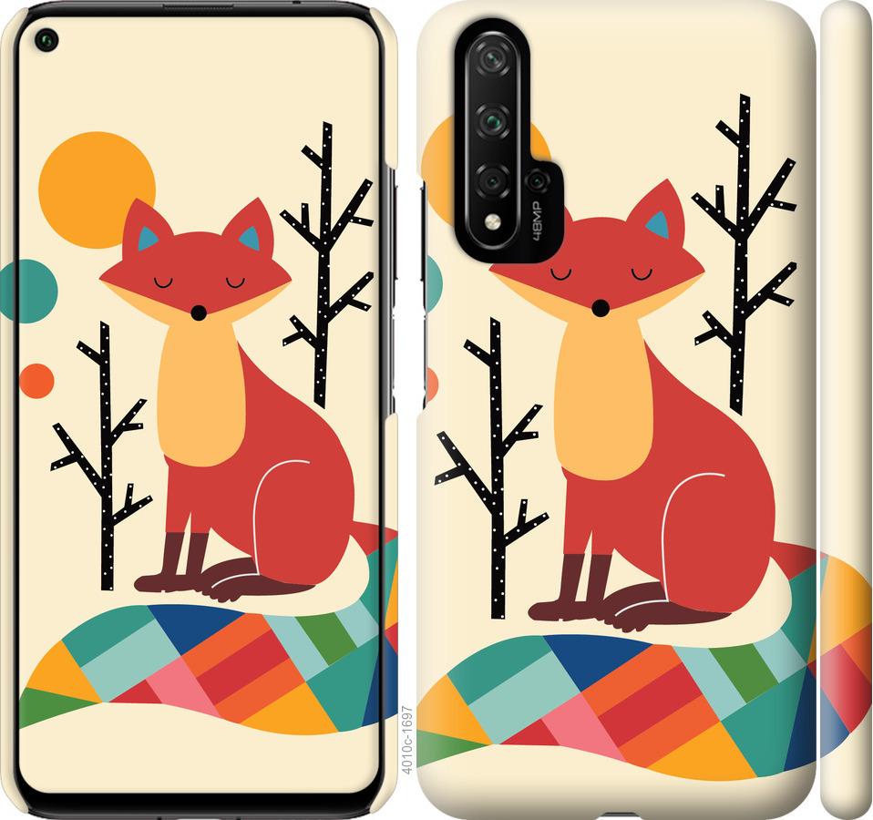 

Чехол на Huawei Nova 5T Rainbow fox