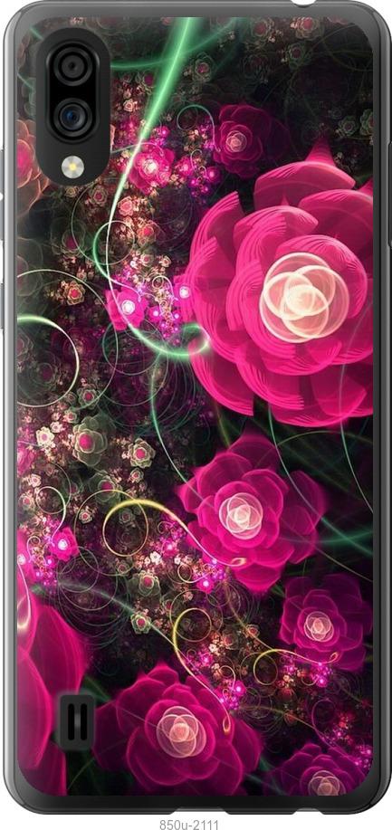 

Чехол на ZTE Blade A5 2020 Абстрактные цветы 3