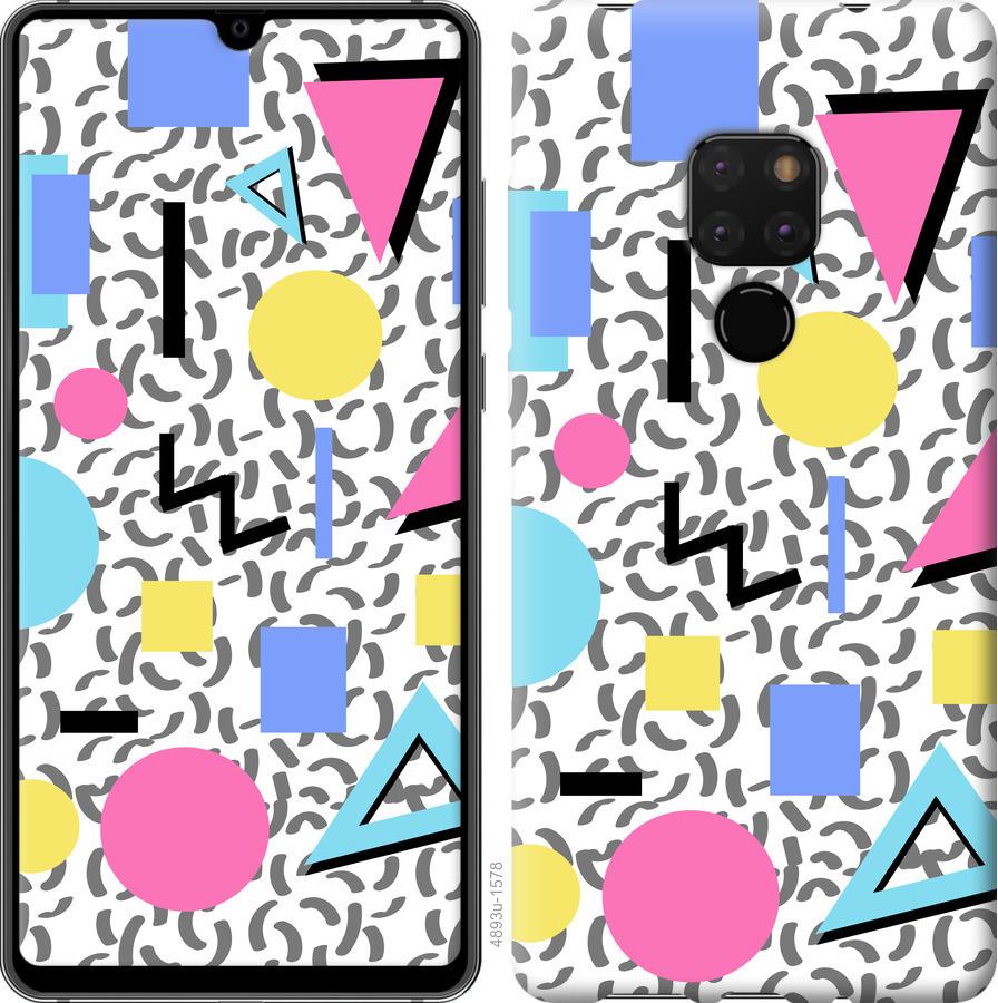 

Чехол на Huawei Mate 20 Color shapes