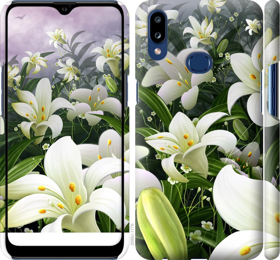 

Чохол на Samsung Galaxy A10s A107F білі лілії