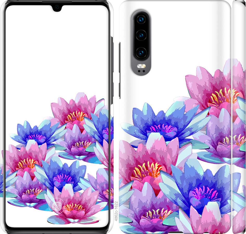 

Чехол на Huawei P30 Лотос