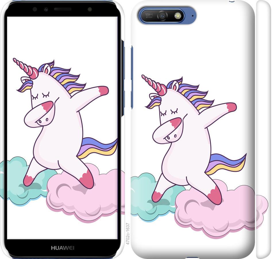 

Чохол на Huawei Y6 2018 єдиноріг