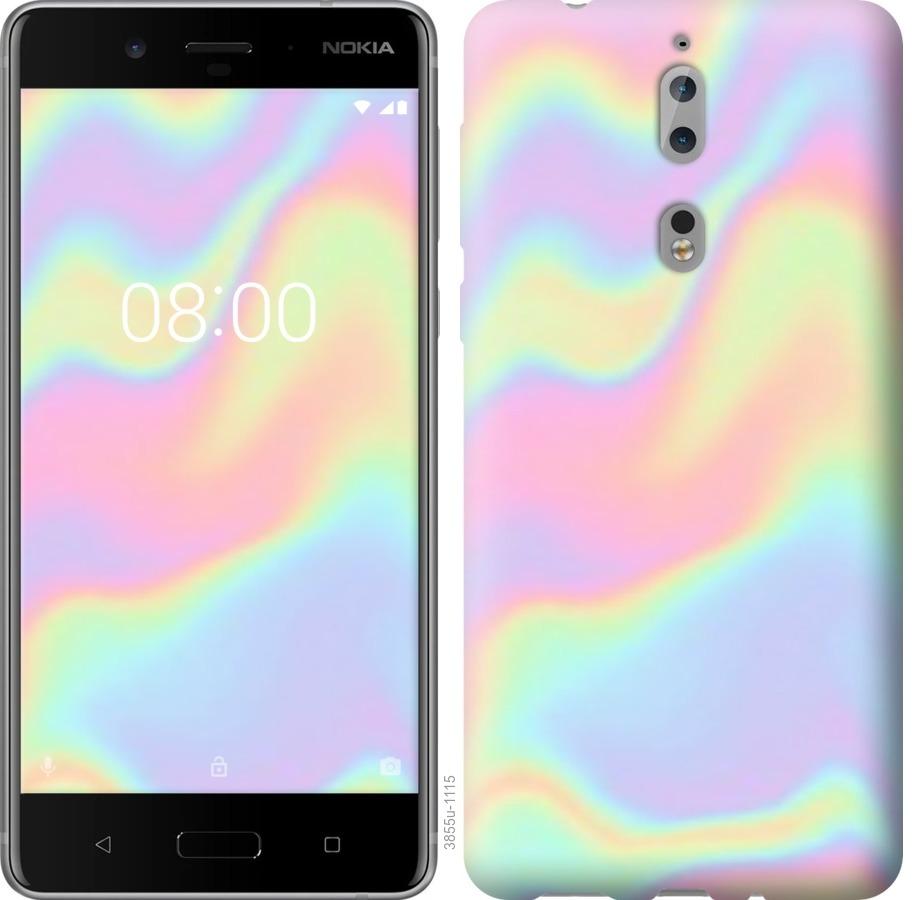 

Чехол на Nokia 8 пастель