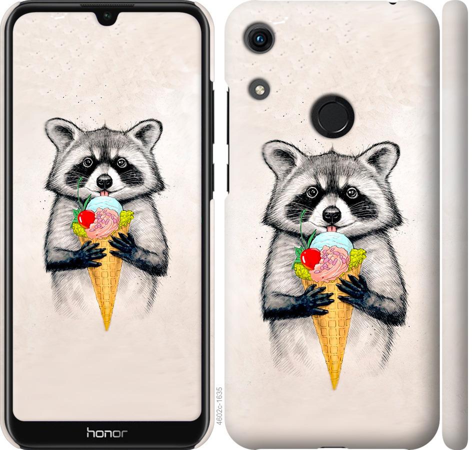 

Чохол на Huawei Honor 8A Єнот з морозивом
