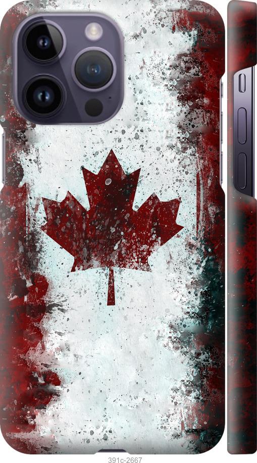 Чохол на iPhone 14 Pro Max Прапор Канади