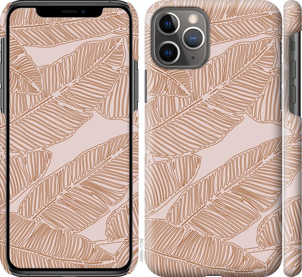 

Чохол на iPhone 11 Pro Листя банана