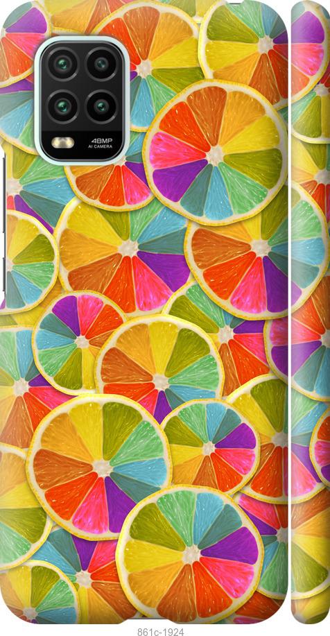 Чохол на Xiaomi Mi 10 Lite Різнокольорові часточки лимона