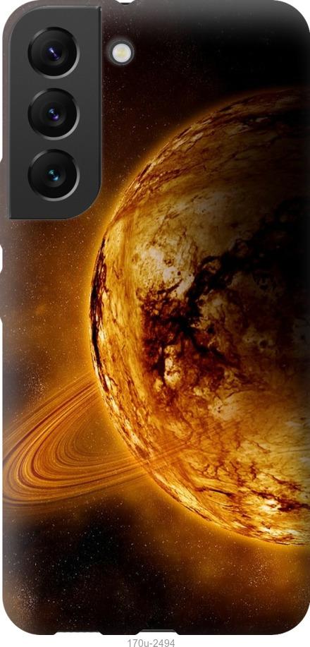 Чехол на Samsung Galaxy S22 Жёлтый Сатурн