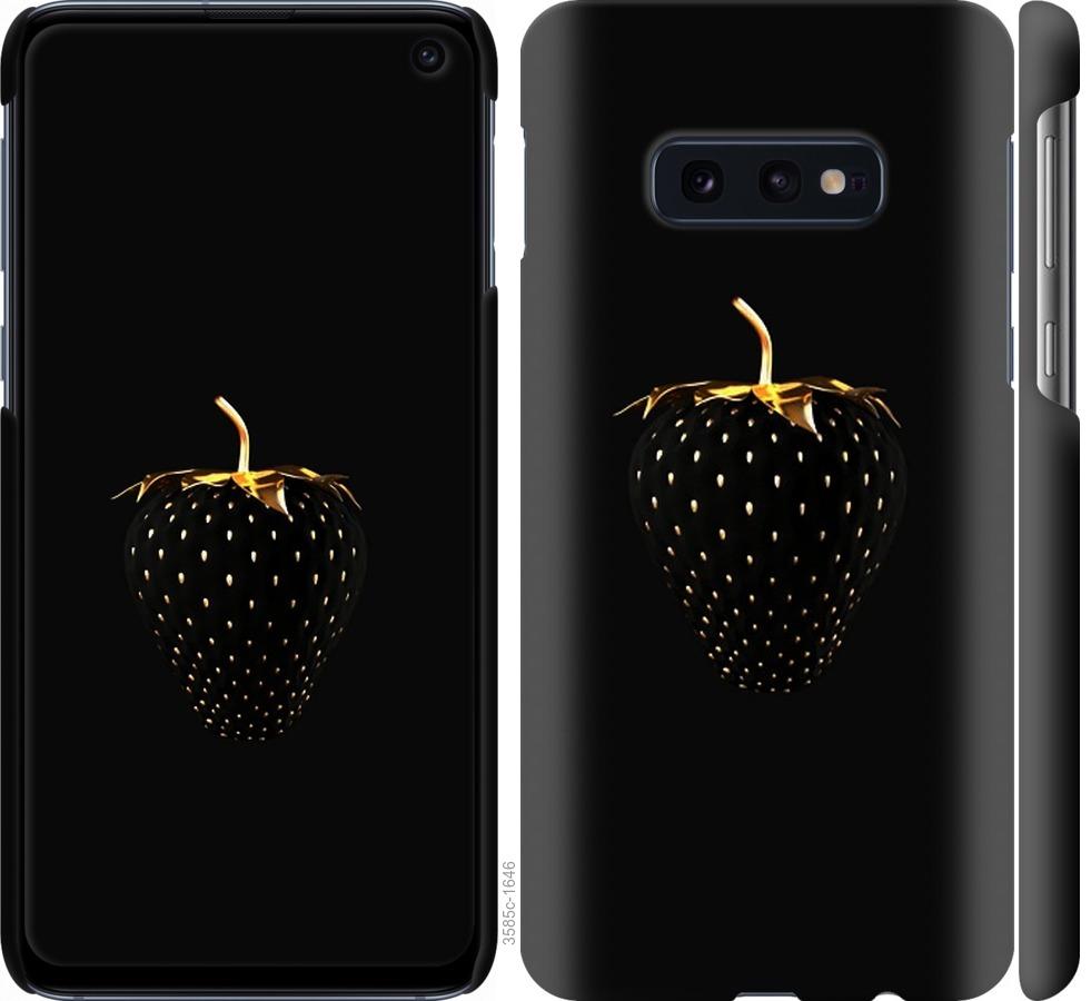 

Чохол на Samsung Galaxy S10e Чорна полуниця