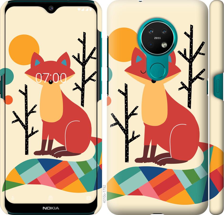

Чехол на Nokia 6.2 Rainbow fox