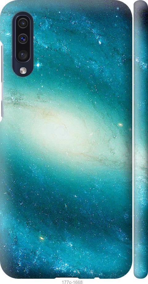 Чехол на Samsung Galaxy A50 2019 A505F Голубая галактика
