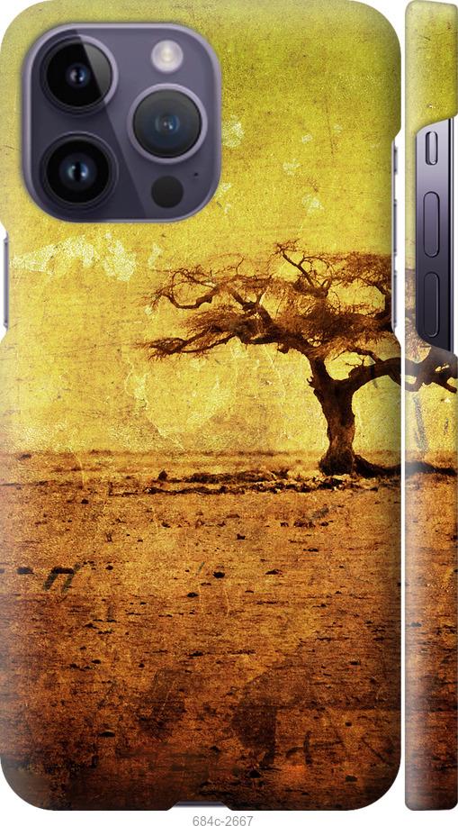 Чохол на iPhone 14 Pro Max Гранжеве дерево
