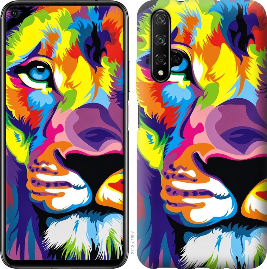 

Чохол на Realme X50 Різнобарвний лев