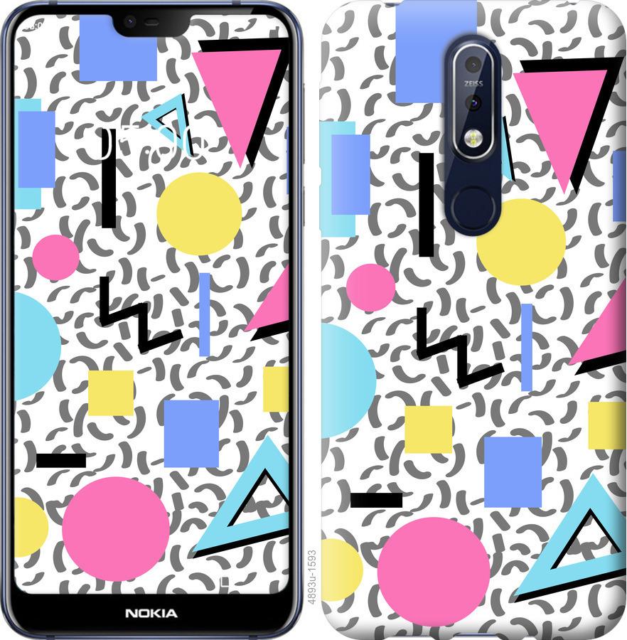 

Чехол на Nokia 7.1 Color shapes