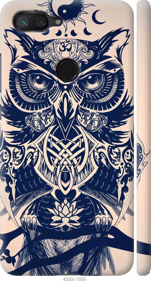 

Чехол на Xiaomi Mi 8 Lite Узорчатая сова