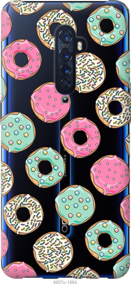 

Чехол на Oppo Reno 2 Пончики 1